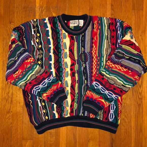 Vintage Other - colorful vintage cotton traders crewneck sweater